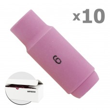 Сопло керамическое SR 17/18/26 стандартное №6 ф 9,5 мм, L=47 мм (B401P170909|B10N48)